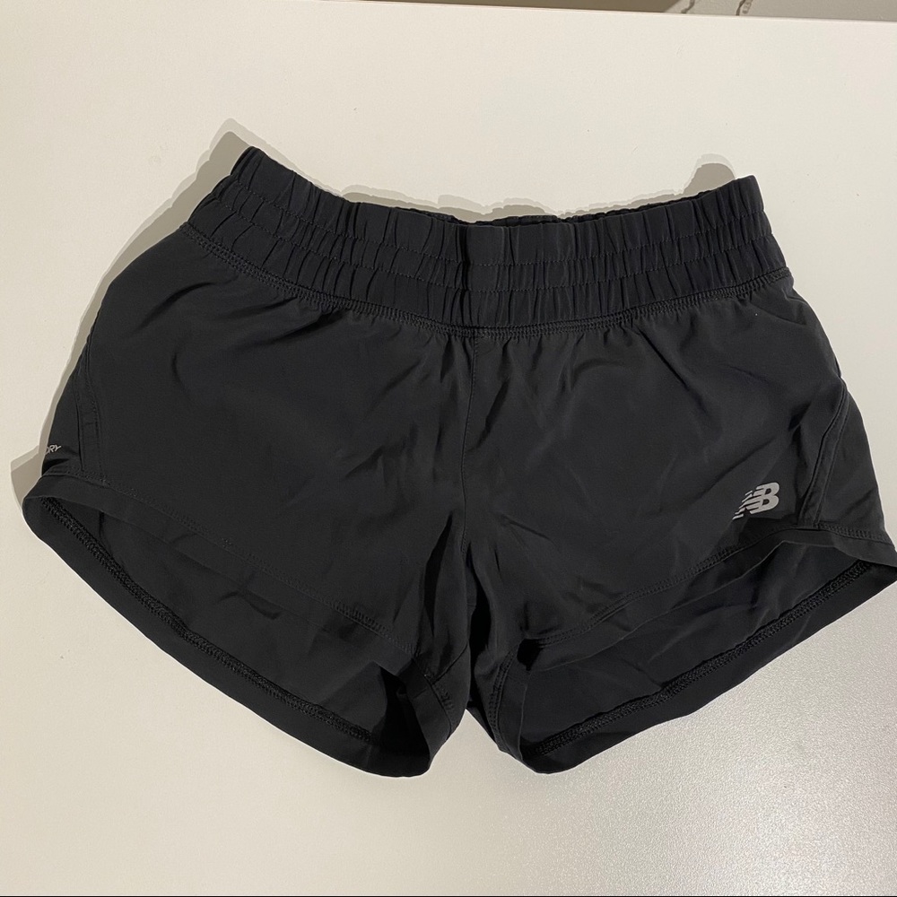New balance black workout shorts